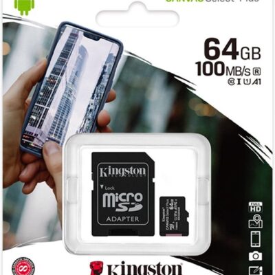 Kingston 64GB MicroSD Card Class 10 Canvas Select Plus