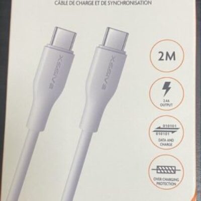 Xssive TPE Serie USB to Type-C Cable 2m – Wit