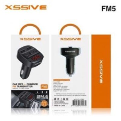 Xssive Car MP3 Charger FM Transmitter FM5