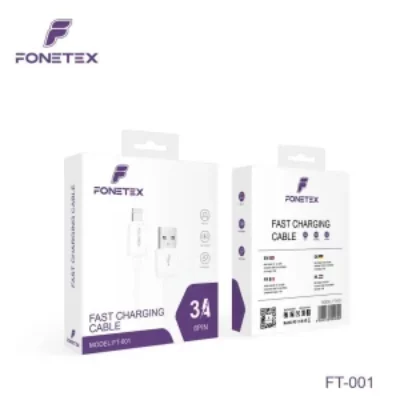 Oplaadkabel – BULK (20 stuks) – USB naar 8-pin 1 meter – FT-001