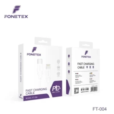 Oplaadkabel – BULK (20 stuks) – USB-C naar 8-pin 1 meter – FT-004