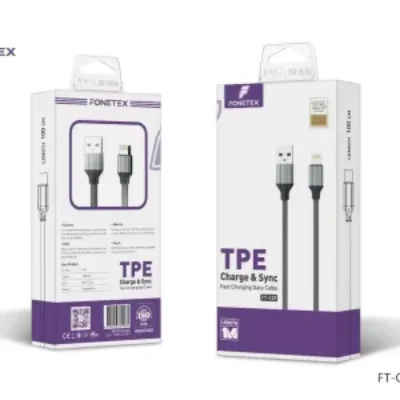 Snel Lader & Data Kabel – USB naar 8-pin – 1 meter – FT-C09