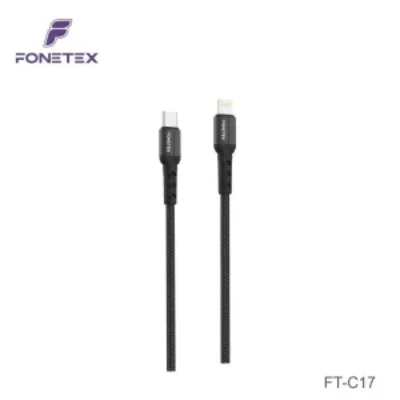 Snel Laad Kabel Geweven – 60W – USB-C naar 8-pin 1 meter – FT-C17