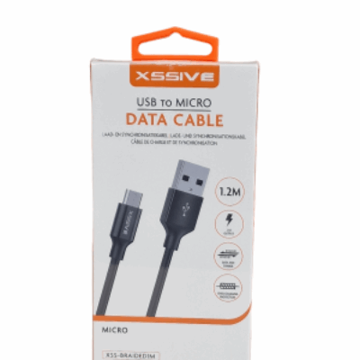 Xssive Braided USB Micro Cable 1.2m