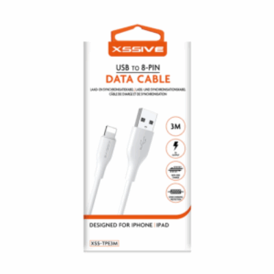 Xssive MFI Cable USB to iPhone/iPad/iPod 1m