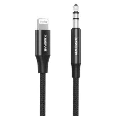 Xssive Braided Aux Cable to iPhone 1m. XSS-L3.5BR