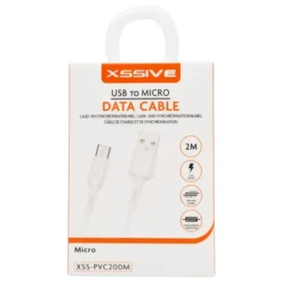 Xssive Micro USB Cable 2m XSS-PVC200M – Wit