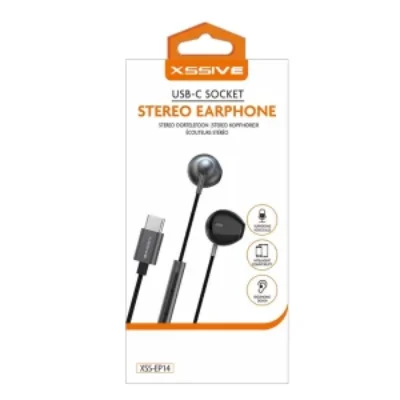 Xssive Stereo Headphones Type-C XSS-EP14 – Zwart
