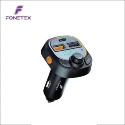 FoneTex FM Transmitter (USB-C & 2x USB-A) C-28