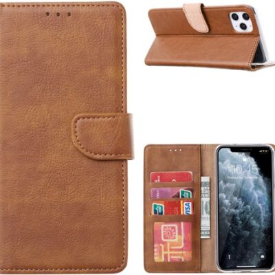 Book Case Apple iPhone 11 – Light Brown