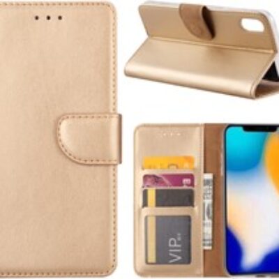 Book Case Apple iPhone XS Max – Gold