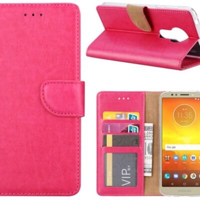 Book Case Motorola Moto E5 – Pink