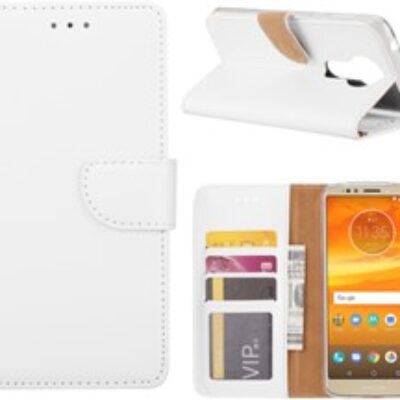 Book Case Motorola Moto E5 Plus – White