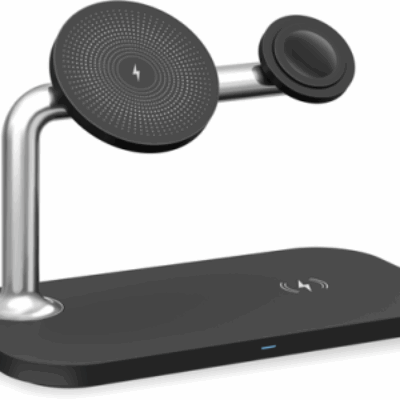 Xssive 3in1 Magnetic Wireless Charger XSS-STAND4W – Zwart