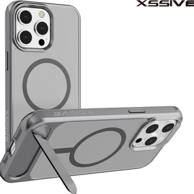 Xssive Back Case suitable for Magsafe with STAND2 iPhone 11 – Gray