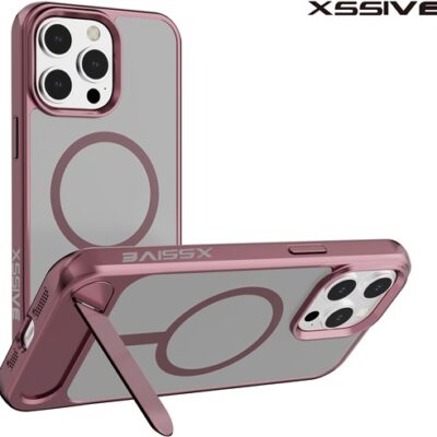 Xssive Back Case suitable for Magsafe with STAND2 iPhone 11 – Rose Gold