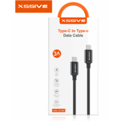 Xssive Braided Type-C to Type-C Cable 1m