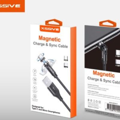 Xssive Magnetic USB Cable for Type-C & Micro XSS-MCS01