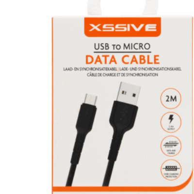 Xssive Micro USB Cable 2m XSS-PVC200M – Wit