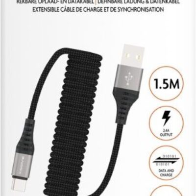 Xssive Spring USB Type-C Cable XSS-SC1 1.5m