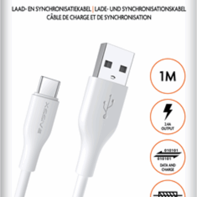 Xssive TPE Serie USB to Micro Cable 1m – Wit