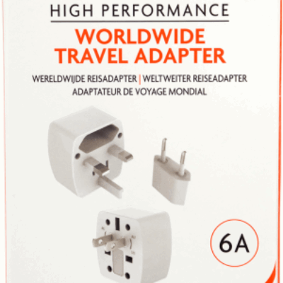 Xssive Universal Plug 6A Worldwide Travel Adapter Z4