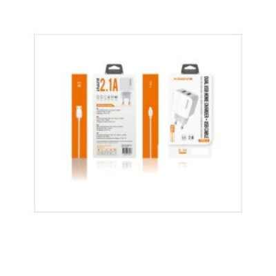 Xssive Duo USB Charger met Micro Cable A2202N 2.1A – Wit